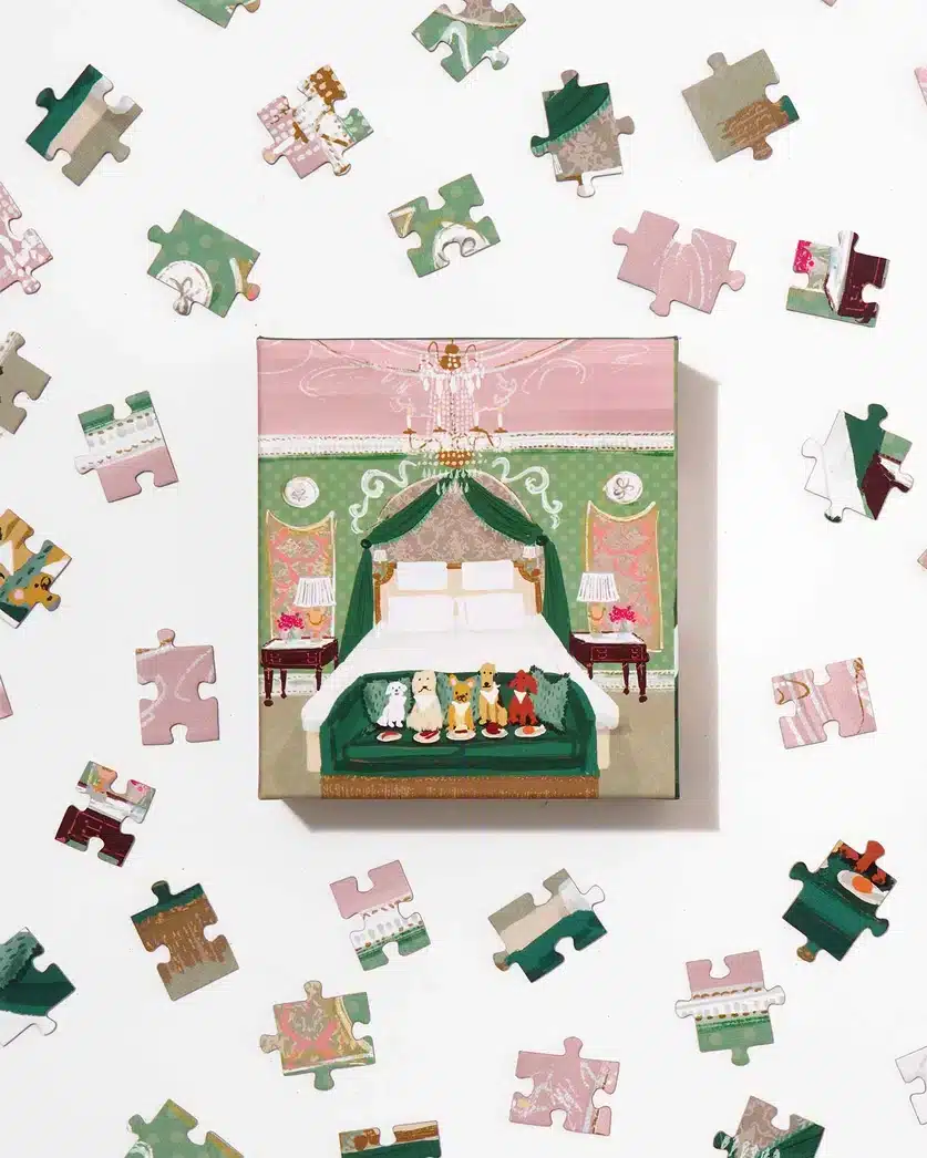 PUZZLE Posh Puppy Room Service ORDINARY HABIT 100 pièces