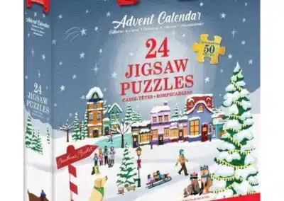 Calendrier de l'avent de puzzles Christmas Town Fair - Eurographics