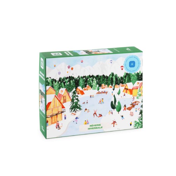 puzzle reverie hivernale les éditions heol 1000 pièces