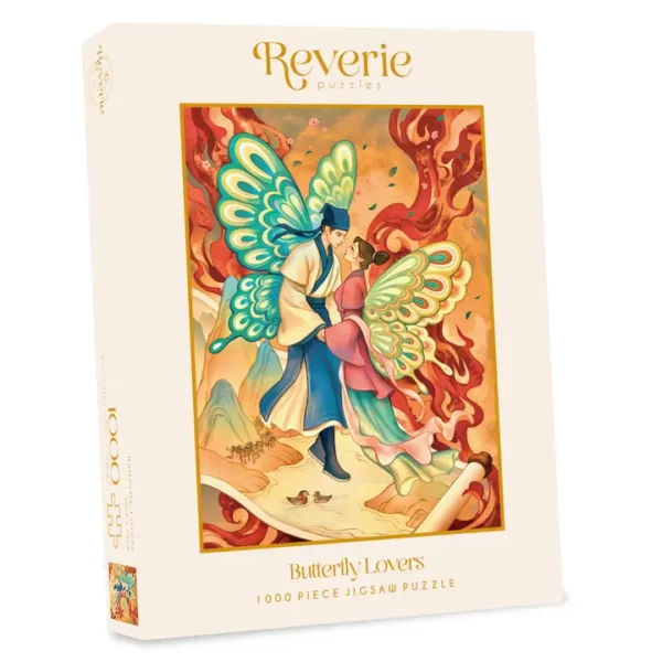 puzzle Butterfly Lovers de 1000 pièces de la marque Reverie Puzzle