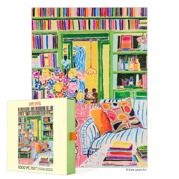 Puzzle Books & Bouquets de 1000 pièces de la marque Werkshoppe