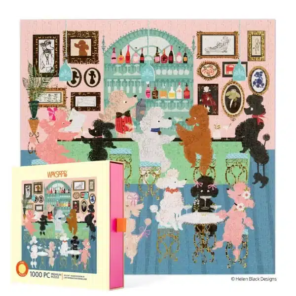 Puzzle Poodle Martini Lounge de 1000 pièces de la marque Werkshoppe