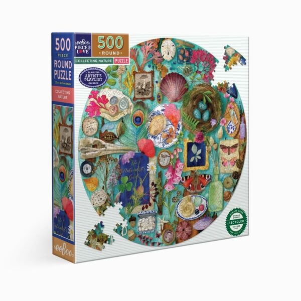puzzle Collecting Nature de la marque Eeboo de 500 pièces