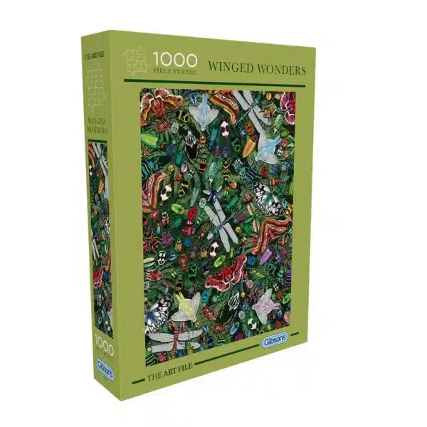 puzzle Winged Wonders de la marque gibsons composé de 1000 pièces