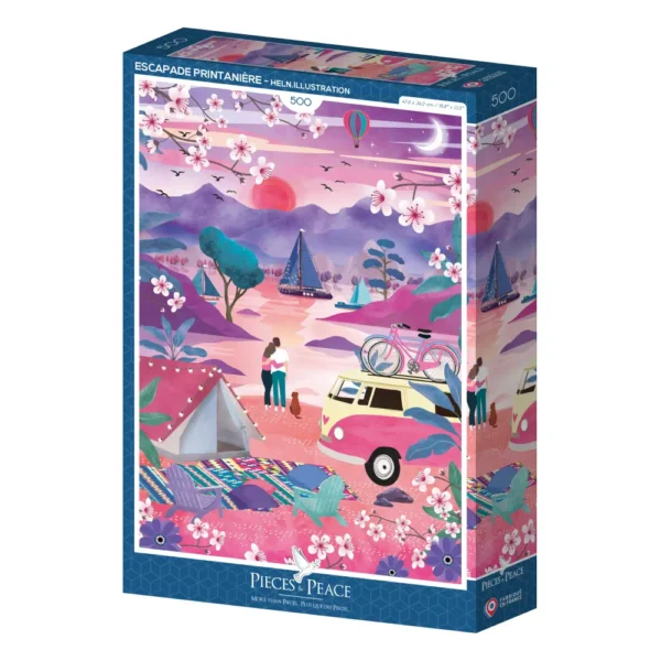 puzzle escapade printaniere de la marque pieces & peace