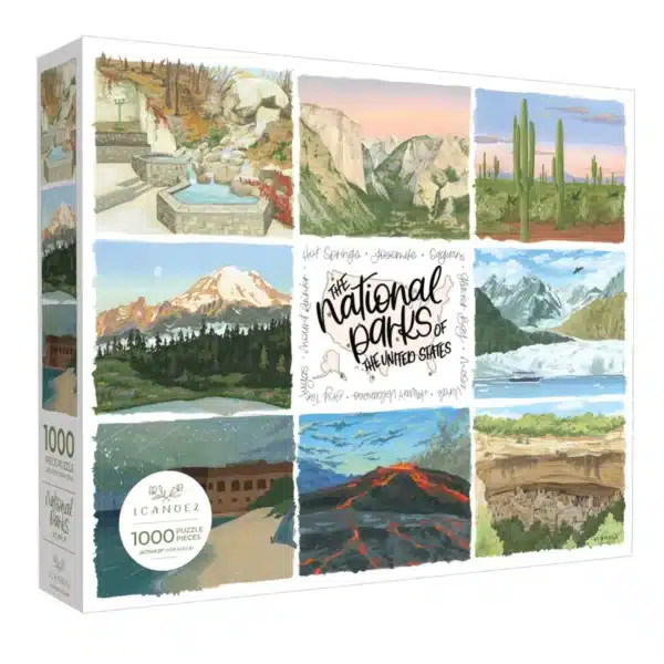 Puzzle National Parks 3 1canoe2 1000 pièces