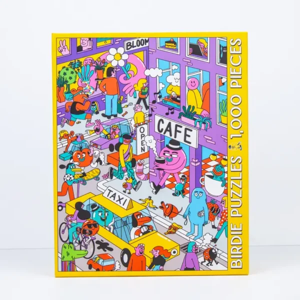 puzzle city vibes de birdie puzzle de 1000 pièces, puzzle pop ville