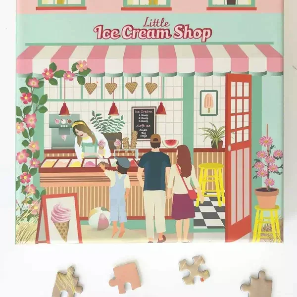 puzzle little ice cream shop de vissevasse de 150 pièces