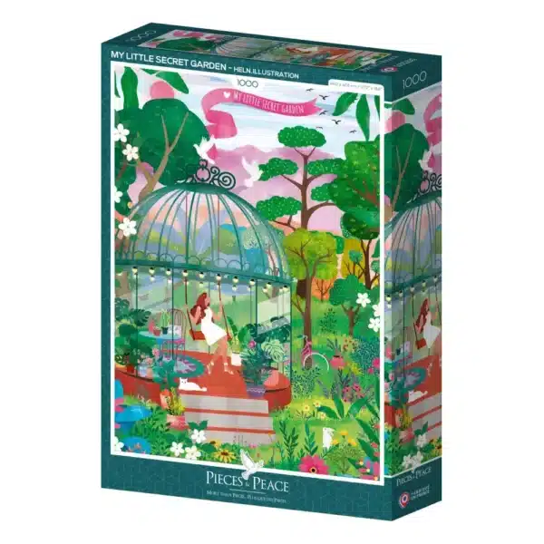 puzzle my little secret garden de pieces & peace de 1000 pièces