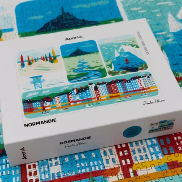 puzzle Normandie de la marque Aparté de 1000 pièces