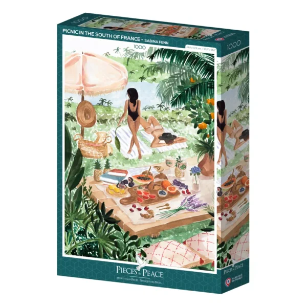 puzzle Picnic in the South of France de Pieces & Peace de 1000 pièces