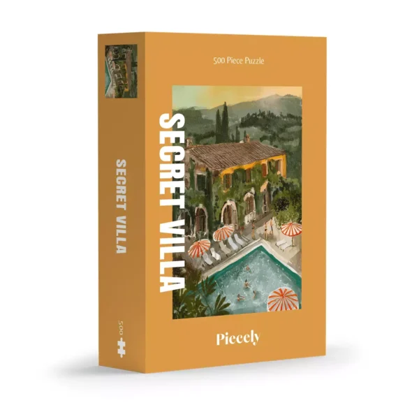 puzzle secret villa de la marque piecely de 500 pièces