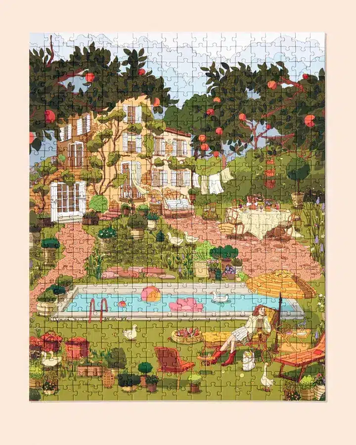 Puzzle a good year de ordinary habit de 500 pieces monté