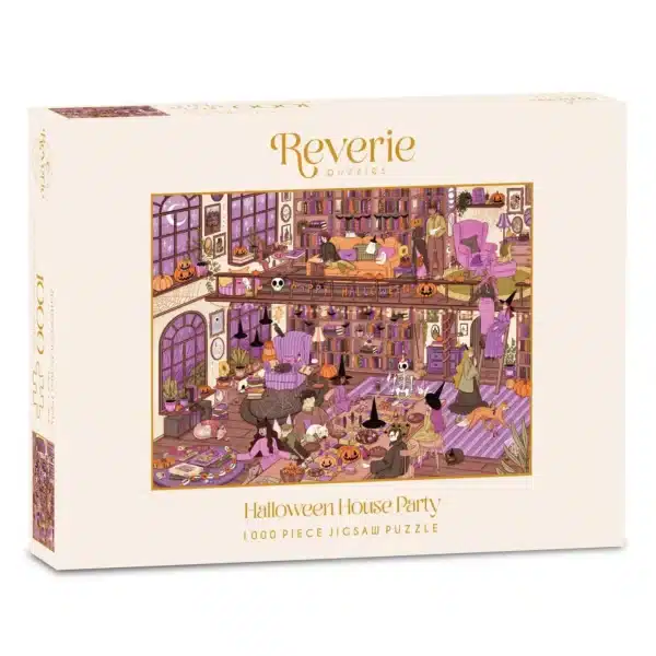 Puzzle Halloween House Party de Reverie Puzzle de 1000 pieces