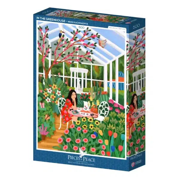puzzle in the greenhouse 500 pièces pieces and peace