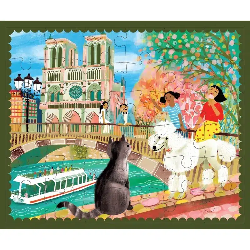 Puzzle notre-dame de eeboo de 36 pièces