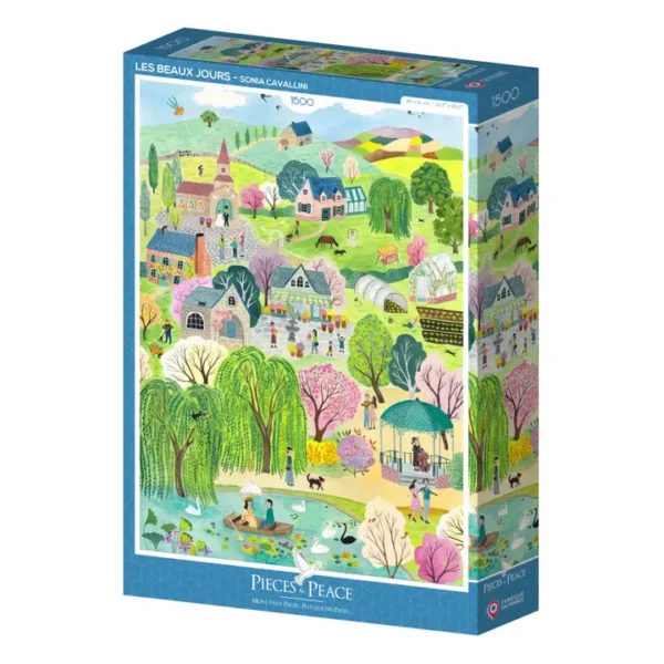 Puzzle les Beaux Jours de pieces and peace de 1500 pièces