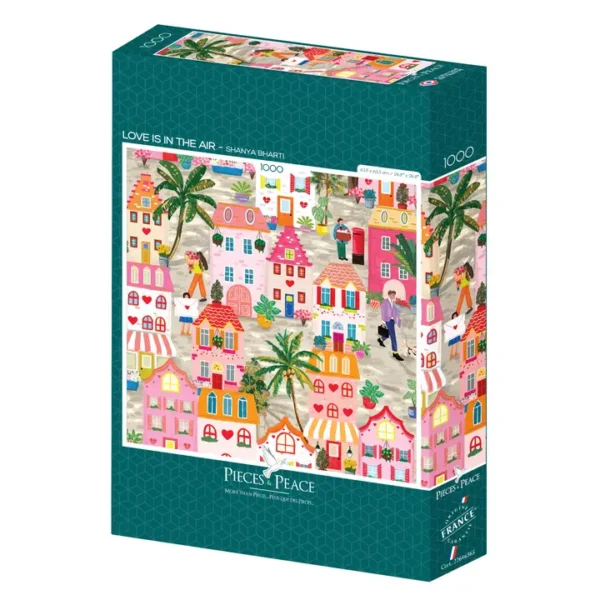 puzzle Love is in the Air de pieces and peace de 1000 pièces