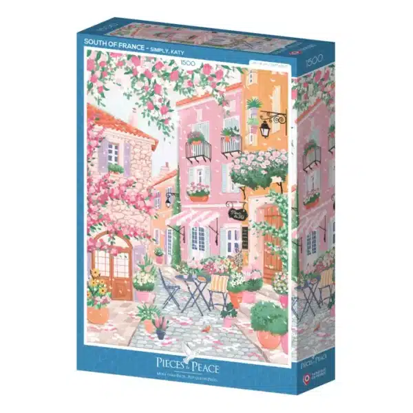 puzzle south of france de pieces and peace de 1500 pièces