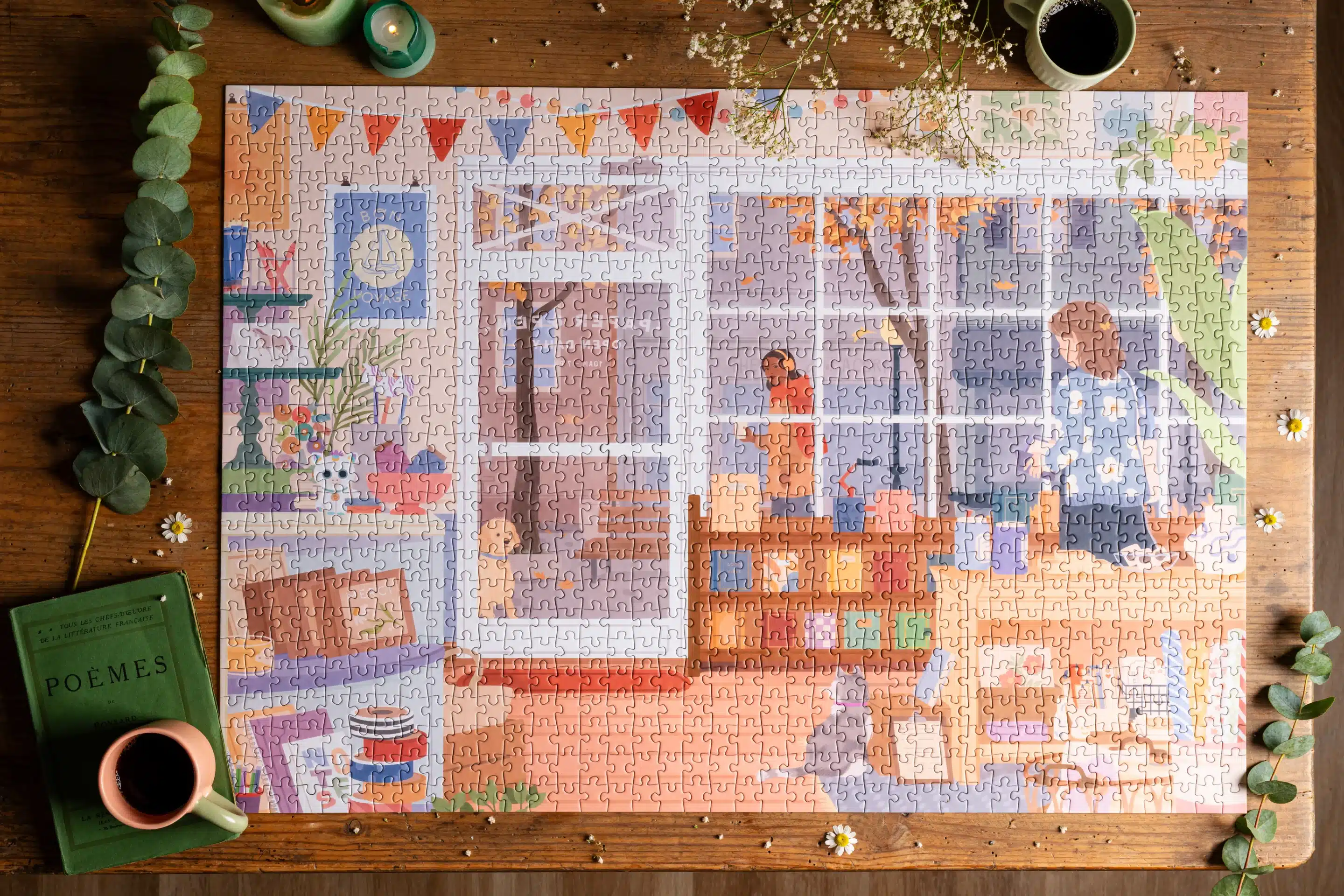 puzzle stationery shop trevell 1000 pièces