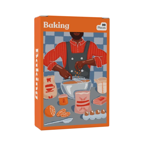 mini puzzle baking de puzzledly de 99 pièces