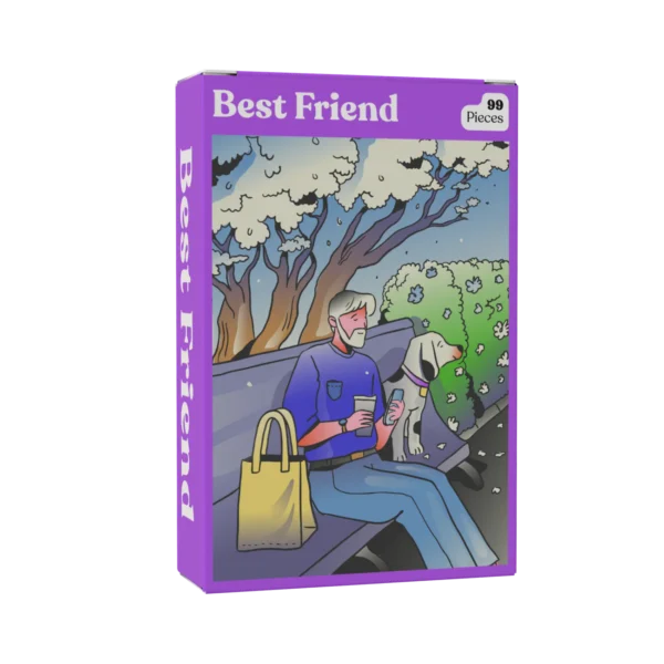 mini puzzle best friend de puzzledly de 99 pièces