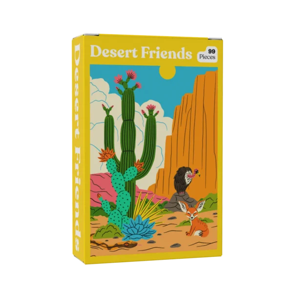 mini puzzle desert friends de puzzledly de 99 pièces
