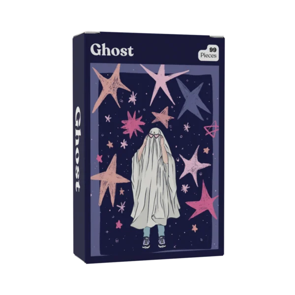 mini puzzle ghost de puzzledly de 99 pièces