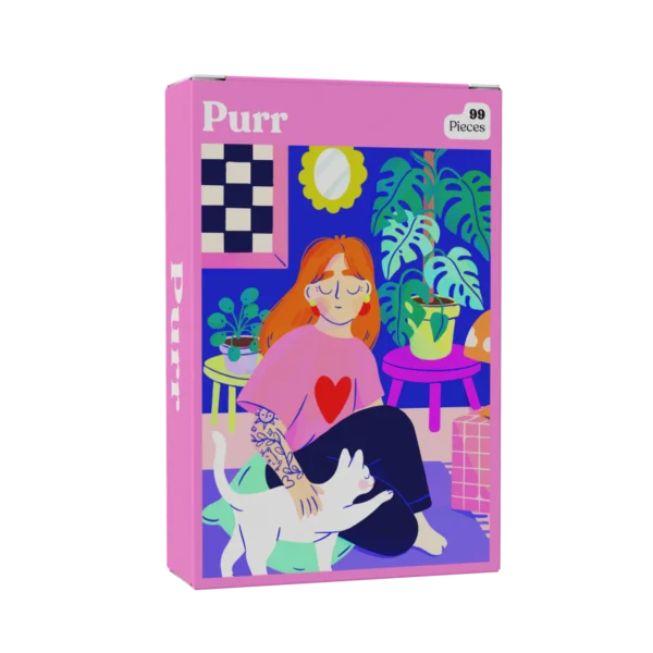 mini puzzle purr de puzzledly de 99 pièces