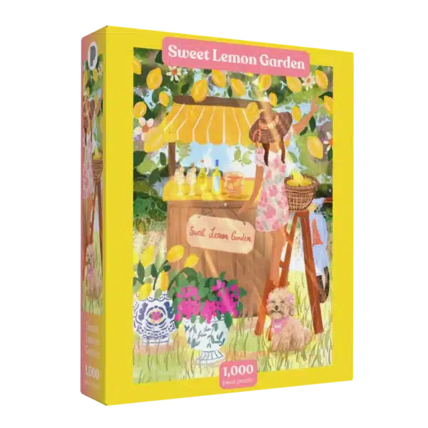puzzle sweet lemon garden de puzzledly de 1000 pièce.