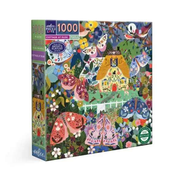 Puzzle Cottage At Dusk - Eeboo - 1000 pièces