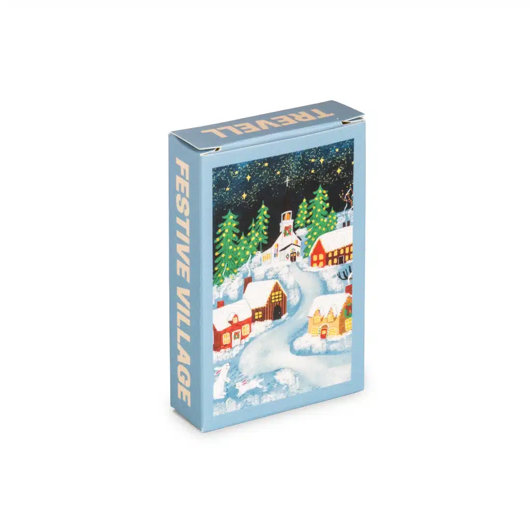mini puzzle festive village de trevell de 99 pièces