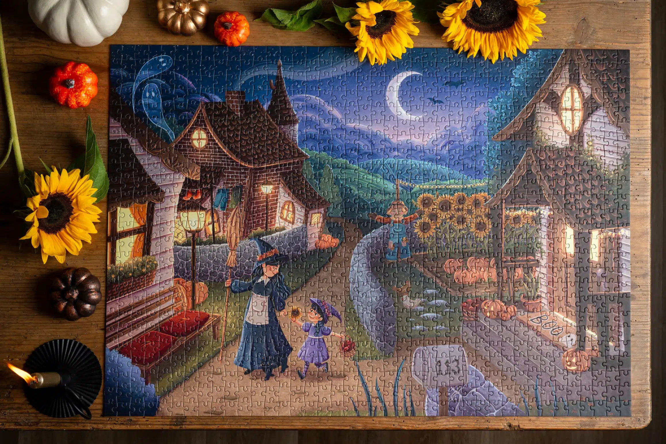 Puzzle Halloween Walk - Trevell - 1000 pièces – Image 2