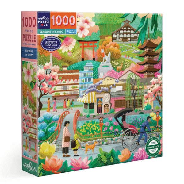 Seasons in Kyoto 1000 Pieces Puzzle eeboo