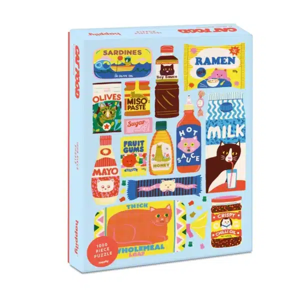 puzzle cat food 1000 pièces happily