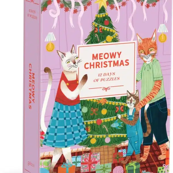 Calendrier de l'avent de puzzles Meowy Christmas 12 Days Of Puzzles - Galison