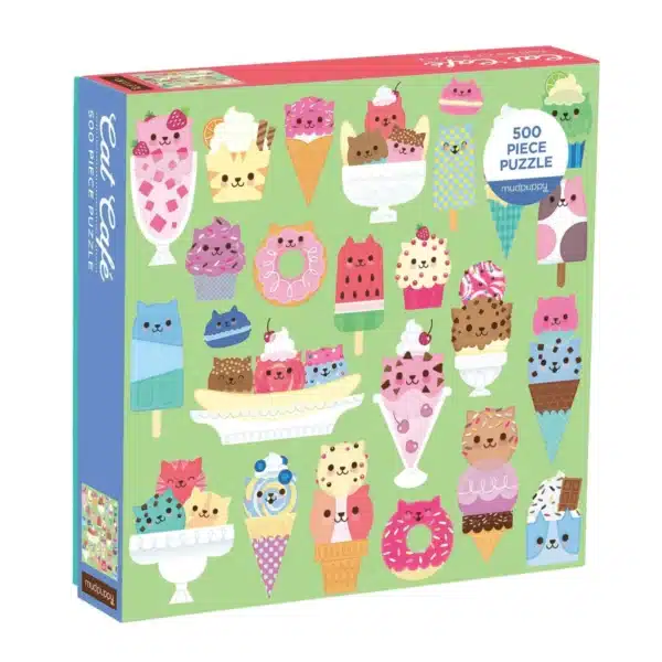 Puzzle Cat cafe - Mudpuppy - 500 pièces