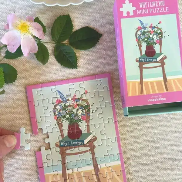 mini puzzle Why I Love You vissevasse 42 pièces