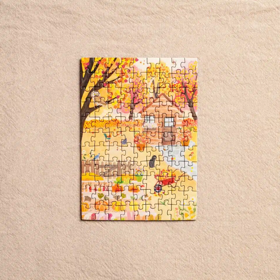mini puzzle potager d'automne la pauz