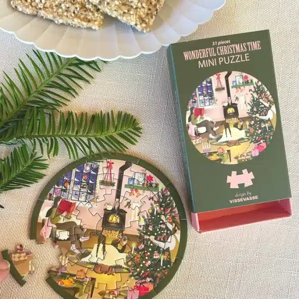 mini puzzle wonderful christmas time vissevasse 31 pièces