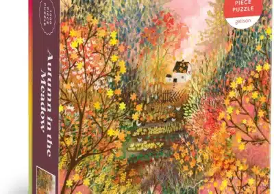 puzzle autumn in the meadow de galison de 1000 pièces, puzzle Laivi Põder puzzle automne puzzle nature.