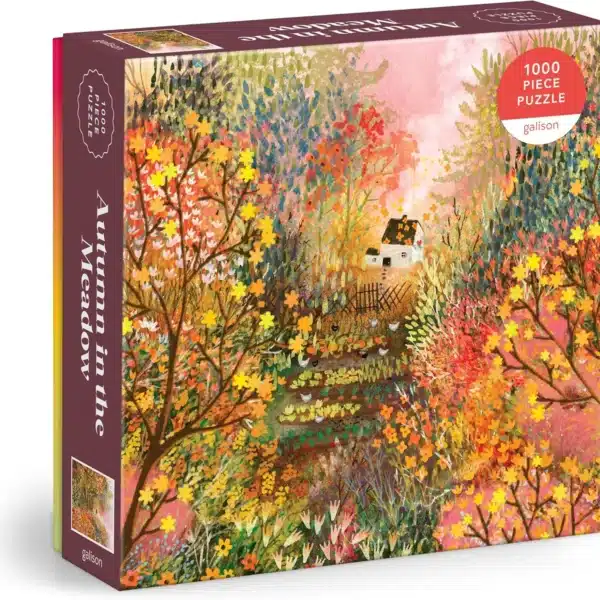 puzzle autumn in the meadow de galison de 1000 pièces, puzzle Laivi Põder puzzle automne puzzle nature.