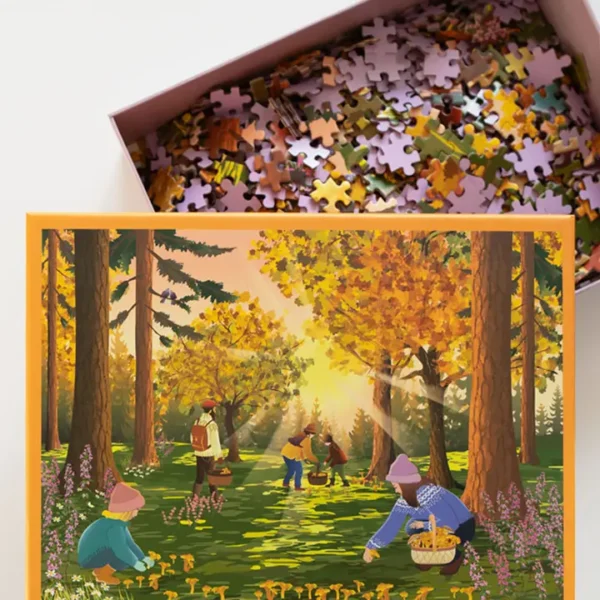 puzzle forest treasures vissevasse 1000 pièces