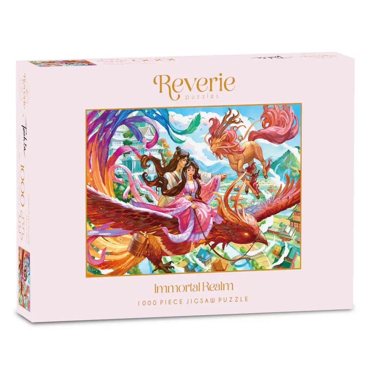 puzzle immortal realm de reverie de 1000 pièces, puzzle amour puzzle fantaisie, puzzle voyage.