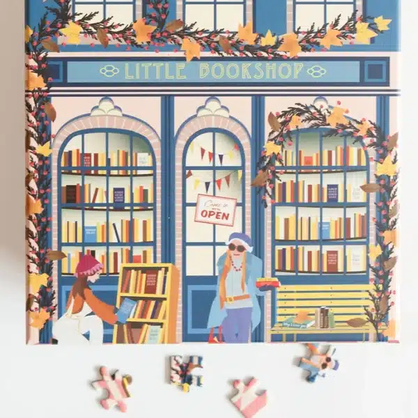 puzzle little bookshop vissevasse 150 pièces