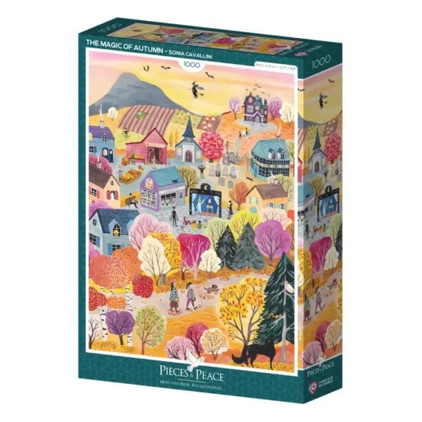 puzzle the magic of autumn de pieces & peace de 1000 pièces