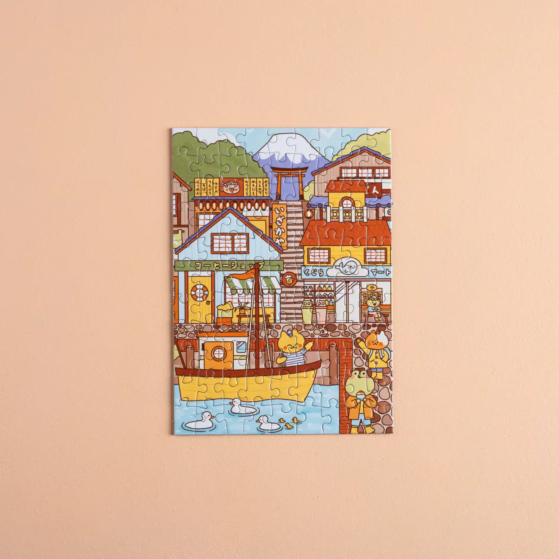 Mini puzzle Fishermen Town – Les éditions Heol – 99 pièces