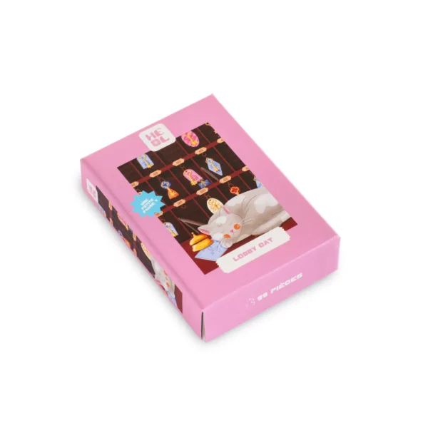 Mini puzzle Lobby Cat – Les éditions Heol – 99 pièces-2