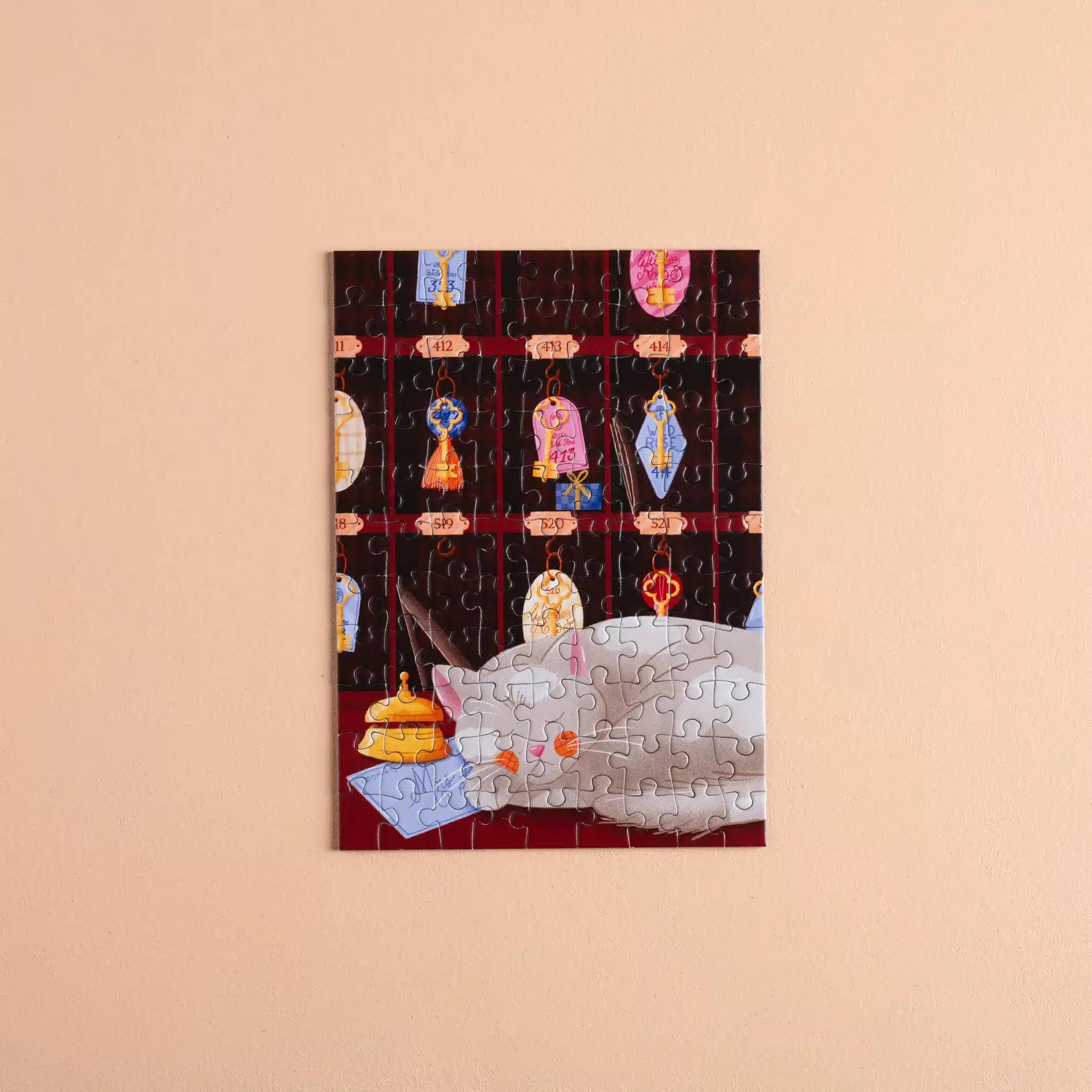 Mini puzzle Lobby Cat – Les éditions Heol – 99 pièces