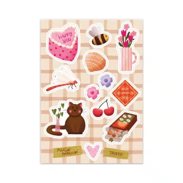 Stickers Petites Histoires d'Amour - Marion Brouillon